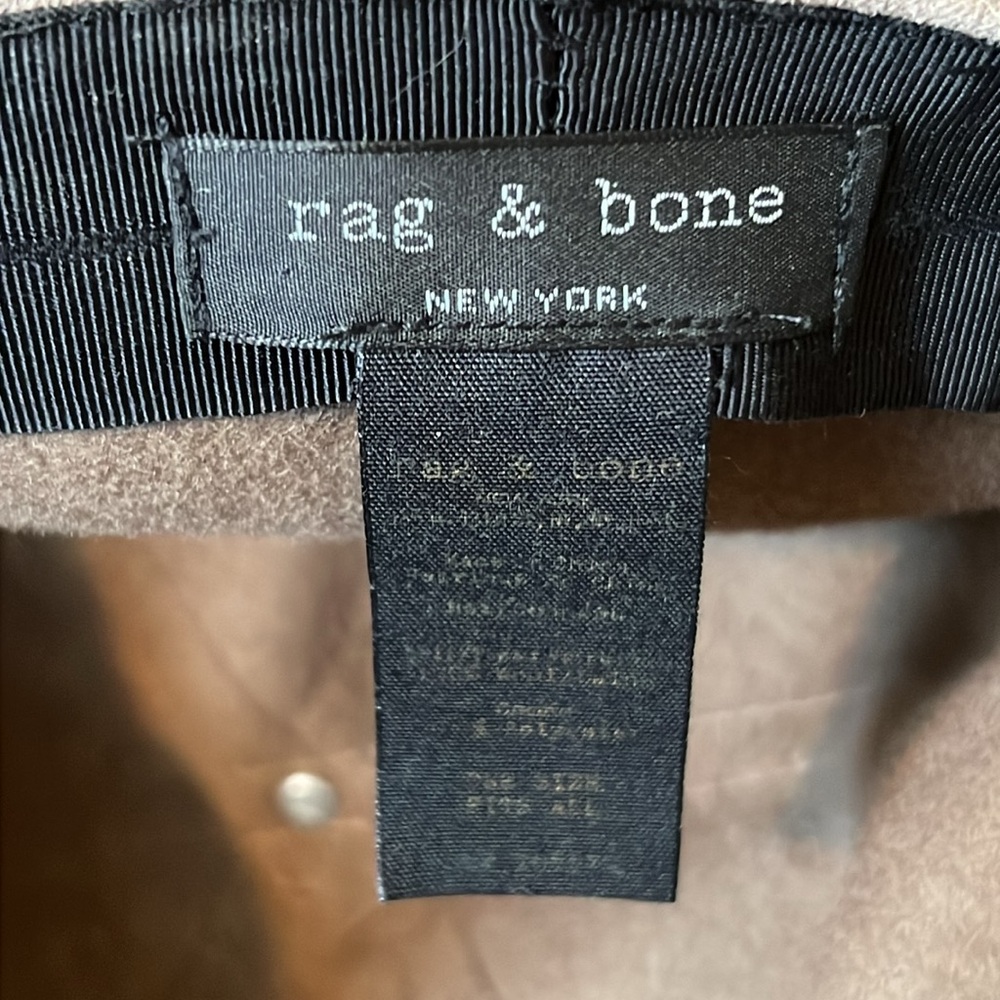 Rag & Bone wool felt cap hat Georgia equestrian - Picture 5 of 6
